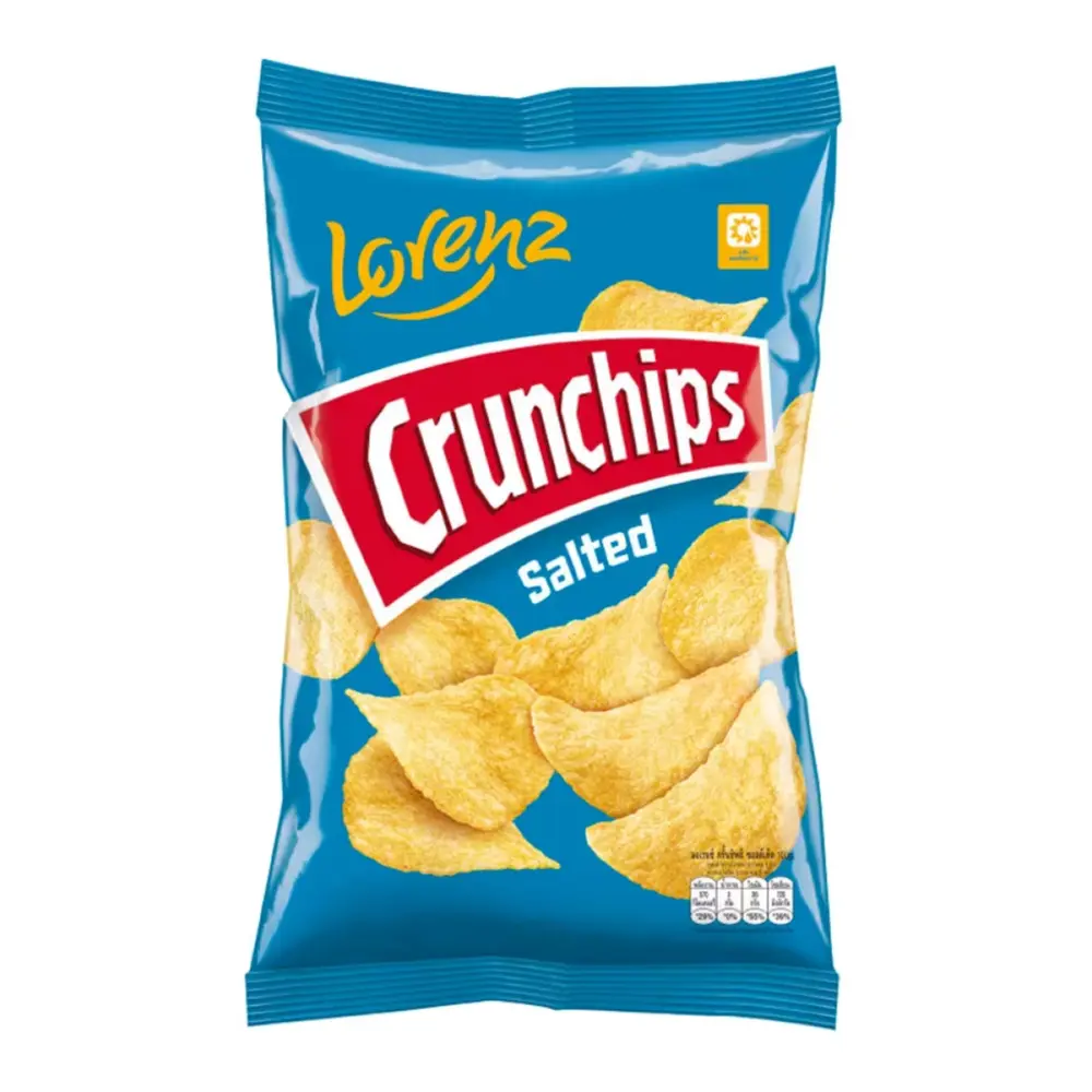 Khoai Tây Chiên Vị Muối, Crunchips, Salted (100g) - LORENZ
